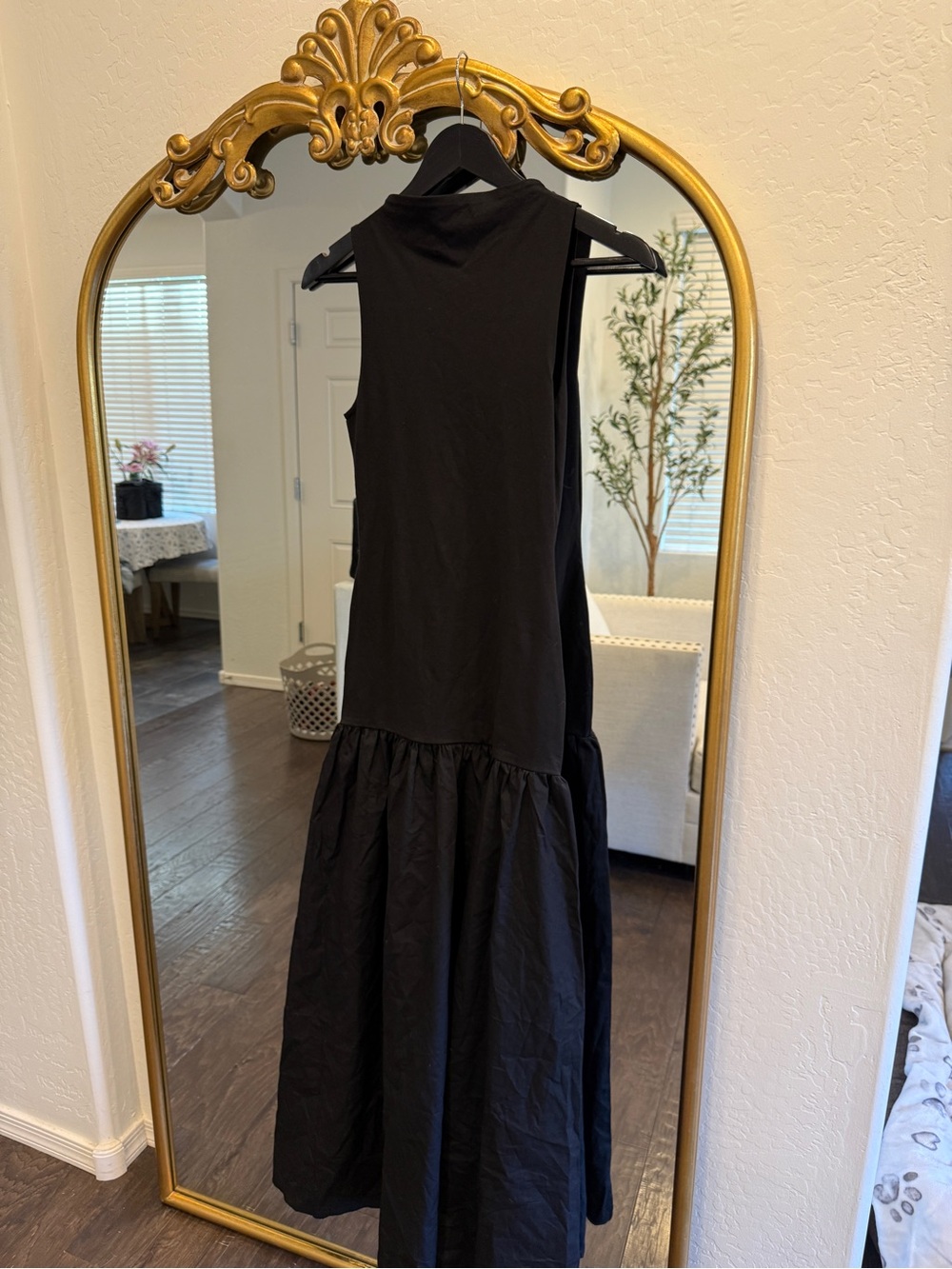 Topshop Drop Waist Mixed Media Maxi Dress NEW